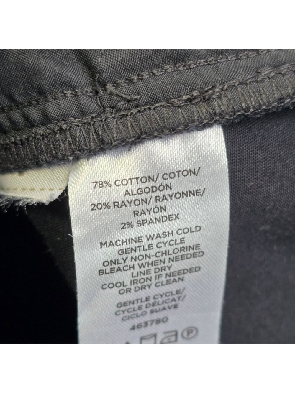 LOFT Marisa 0P 0 Petite Charcoal Gray Skinny Ankle Pants - Picture 3 of 5